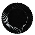 Bowls and Plates | WNA WNA CW10144BK 10.25 in. Diameter Classicware Plastic Plates - Black (144/Carton) image number 1