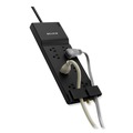 Surge Protectors | Belkin BE108230-12 3390 J 8 AC Outlets 12 ft. Cord Home/Office Surge Protector - Dark Gray image number 1