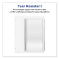 Just Launched | Avery 11128 Ready Index 11 in. x 8.5 in. 31-Tab Customizable TOC 1 to 31 Tab Dividers - Black/White (1-Set) image number 6