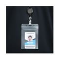 Label & Badge Holders | Advantus 75604 3.5 in. x 5.13 in. Holder 3.13 in. x 4.5 in. Vertical Insert PVC-Free Badge Holders - Clear (50/Pack) image number 5