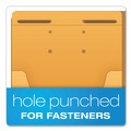 File Folders | Pendaflex J044 Straight Tab Letter/Legal Size Expandable Kraft Retention Jackets - Brown (100/Box) image number 2