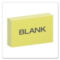 Flash Cards | Oxford 7320 CAN 3 in. x 5 in. Unruled Index Cards - Canary (100/Pack) image number 1