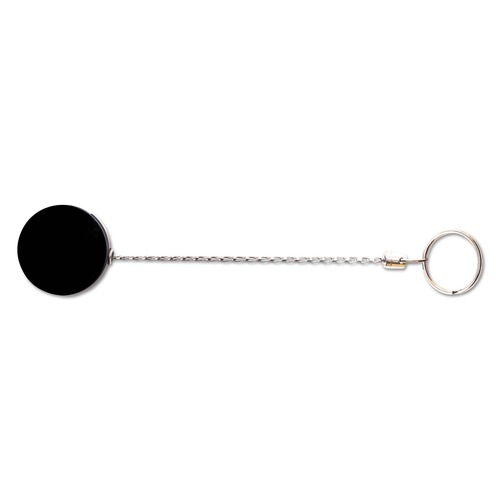 Label & Badge Holders | Advantus 75545 18.5 in. Heavy-Duty Retractable ID Card Reel - Black/Chrome (6/Pack) image number 0