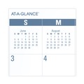 Notebooks & Pads | AT-A-GLANCE SKLPAY32 12 Month (July to June): 2024 to 2025 21.75 in. x 17 in. Academic Large Print Desk Pad - White/Blue Sheets image number 4