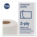 Toilet Paper | Tork TM1616S 2-Ply Septic Safe Universal Bath Tissue - White (96/Carton) image number 6