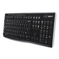 Office Electronics & Batteries | Logitech 920-003051 K270 USB Unifying Receiver Wireless Keyboard - Black image number 2