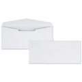 Envelopes & Mailers | Quality Park QUA11112 4.13 in. x 9.5 in. No. 10 24 lbs. Bond Weight Paper Diagonal Seam Gummed Closure Business Envelope - White (500/Box) image number 0