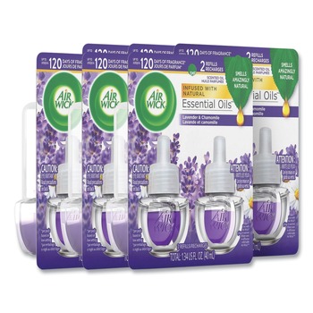 Air Wick 62338-78473 0.67 oz. Scented Oil Refill - Lavender and Chamomile (6/Carton)