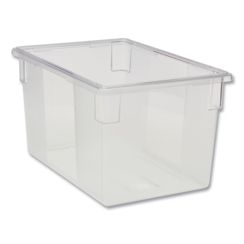 Just Launched | Rubbermaid Commercial FG330100CLR 21.5 Gallon 26 in. x 18 in. x 15 in. Food/Tote Boxes - Clear image number 0