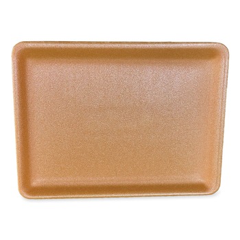 GEN 9PYEL 12.25 in. x 9.25 in. x 0.62 in. #9P Meat Trays - Yellow (200/Carton)