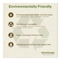 Dividers & Tabs | Avery 11582 11 in. x 8.5 in. 12-Tab Index Maker EcoFriendly Print and Apply Clear Label Dividers - White (5 Sets/Pack) image number 7