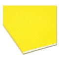 File Folders | Smead 10271 1/3-Cut Tabs Assorted Letter Size 0.75 in. Expansion Interior File Folders - Yellow (100/Box) image number 4