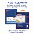 Labels | Avery 3325 5 in. x 7 in. Inkjet/Laser Invitation Cards with Metallic Border - Matte White (2 Cards/Sheet, 15 Sheets/Pack) image number 1