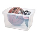 Boxes & Bins | Storex 61430U06C Storage Bins, with Snap-On Lid, 4 gal, 11.25 x 13.53 x 7.87, Translucent, 6/Pack image number 4