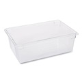 Just Launched | Rubbermaid Commercial FG330000CLR 12.5 Gallon 26 in. x 18 in. x 9 in. Plastic Food/Tote Boxes - Clear image number 1