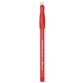Pens | Paper Mate 3920158 1 mm Eraser Mate Medium Ballpoint Stick Pen - Red Ink/Red Barrel (1-Dozen) image number 1