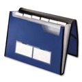 File Folders | Pendaflex 52670EE 1/6-Cut Tabs Letter Size 7 Sections Elastic Cord Closure Professional Expanding Organizer - Blue image number 2