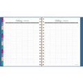 Notebooks & Pads | AT-A-GLANCE 109980520 Harmony 8.88 in. x 7.69 in. 13-Month (Jan to Jan) 2025 to 2026 Weekly/Monthly Poly Planner - Blue/Gold Cover image number 5