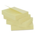 Sticky Notes & Post it | Universal UNV35668 3 in. x 3 in. Self-Stick Note Pads - Yellow (12/Pack) image number 1