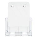 Desk Shelves | Deflecto 77001 9.25w x 3.75d x 10.75h Magazine DocuHolder for Countertop/Wall-Mount - Clear image number 2