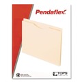 File Jackets & Sleeves | Pendaflex 22100EE 1 in. Expansion 2-Ply Letter Size Reinforced File Jackets - Manila (50/Box) image number 3