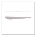 | Eco-Products EP-S011 6 in. Plantware Compostable Knife Cutlery - Pearl White (1000/Carton) image number 1