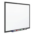 White Boards | Quartet S538B Classic Total Erase Black Aluminum Frame 96 in. x 48 in. Dry-Erase Board - White image number 2