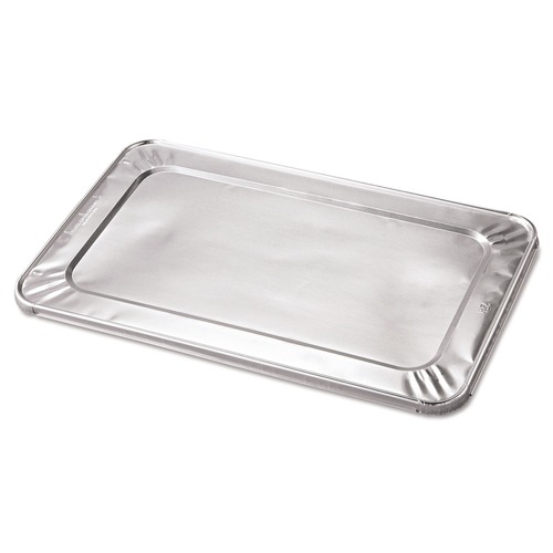  | Handi-Foil 205045 12 in. x 20.81 in. 45 Gauge Steam Pan Foil Lids Fits Full-Size Pan (50/Carton) image number 0