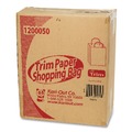 Food Service | Kari-Out 1200050 8 in. x 5 in. x 11 in. Twisted-Paper Handles Kraft Paper Bags - Natural (250/Carton) image number 1
