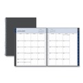 Notebooks & Pads | Blue Sky 100011 10 in. x 8 in. 12-Month (Jan-Dec 2026) Passages Monthly Planner - Charcoal Cover image number 0