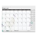 Bulletin Boards | House of Doolittle 1976 18.5 in. x 13 in. 12-Month (Jan-Dec) 2026 Recycled Desk Pad Calendar - Wild Flowers Artwork image number 1