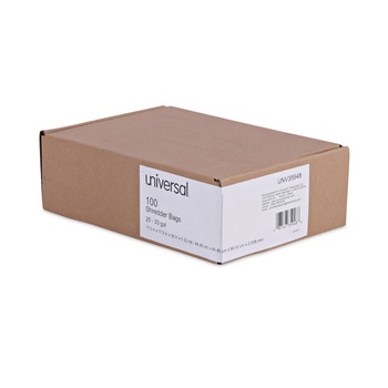 PAPER SHREDDERS AND ACCESSORIES | Universal UNV35948 High-Density 25 - 33-Gallon Shredder Bags (100/Box)