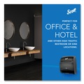 Paper Towel Holders | Scott 48860 Essential 12.7 in. x 9.57 in. x 15.76 in. Electronic Hard Roll Towel Dispenser - Black (1/Carton) image number 9