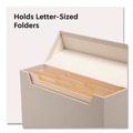 File Folders | Smead 70232 Flip Top Box Letter Files 13 x 3.7 x 10 Beige image number 3