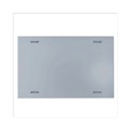 White Boards | Universal UNV43204 Frameless 72 in. x 48 in. Magnetic Glass Marker Board - White image number 7