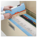 Just Launched | Smead 12010 Colored File Folders with Reinforced 1/3-Cut Top Straight Tabs - Letter, Blue (100/Box) image number 5