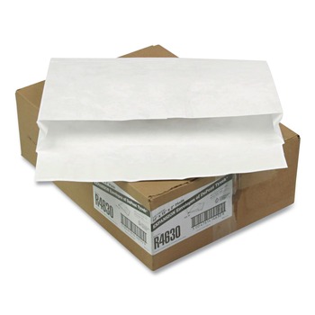 PRODUCTS | Survivor QUAR4630 10 in. x 15 in. No. 15 Lightweight 14 lbs. Tyvek Open End Expansion Mailers - White (100/Carton)