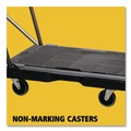 Just Launched | Rubbermaid Commercial FG440000BLA 20.5 in. x 32.5 in. 250 lbs. Capacity Utility-Duty Home/Office Cart Platform - Black image number 3