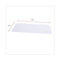 Just Launched | Alera ALESW59SL4824 Plastic 48 in. x 24 in. Shelf Liners For Wire Shelving - Clear (4/Pack) image number 2