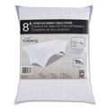 Linen and Table Accessories | Iceberg 16523 iGear 30 in. x 72 in. Polyester Fabric Table Cover - White image number 0