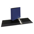 Binders | Avery 27651 11 in. x 8.5 in. 3 in. Capacity 3 Rings Durable Non-View Binder with DuraHinge and Slant Rings - Blue image number 1