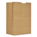  | General 80080 12 in. x 7 in. x 17 in. 75 lbs. Capacity 1/6 BBL Grocery Paper Bags - Kraft (400/Bundle) image number 0