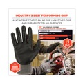 Cleaning Gloves | Ergodyne 10304 ProFlex 7072 ANSI A7 Nitrile-Coated CR Gloves, Gray, Large, 12 Pairs/Pack image number 5
