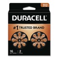 Batteries | Duracell DA312B16 No. 312 Hearing Aid Battery (16/Pack) image number 0