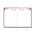 Notebooks & Pads | Brownline CB389.RED 8.25 in. x 5.75 in. 12-Month (Jan to Dec): 2025 Daily/Monthly Planner - Red Cover image number 2