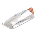 Just Launched | Bagcraft 300456 3.5 in. x 8.5 in. Foil Single-Serve Bags - Silver (1000/Carton) image number 2