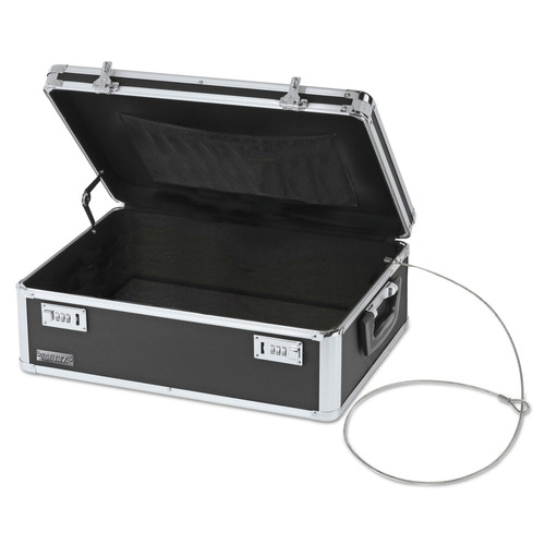 Office & Office Supplies | Vaultz VZ00323 14.5 x 8 x 19.5 Medium Density Fiberboard Locking Storage Chest - Black image number 0