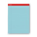 Notebooks & Pads | Universal UNV35880 50-Sheet 8.5 in. x 11 in. Colored Perforated Writing Pads - Wide/Legal Rule, Blue (1 Dozen) image number 1