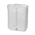 Food Service | Pactiv Corp. YHLW06000000 SmartLock 5.75 in. x 5.75 in. x 3.25 in. Sandwich Foam Hinged Lid Container - White (504/Carton) image number 2