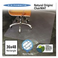 Office Chair Mats | ES Robbins 143007 36 x 48 Natural Origins Chair Mat for Hard Floors - Clear image number 2